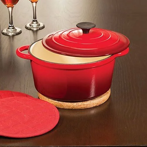 Home Marketplace Enamel Cast Iron Dutch Oven, 4 qt.