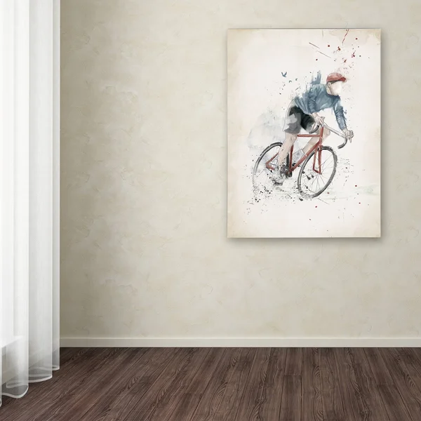 Trademark Fine Art Balazs Solti I Want to Ride My Bicycle Canvas Wall Art