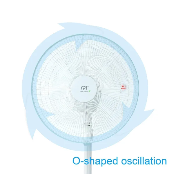 SPT Sf-16s88 16 Horizontal-8 Oscillating Standing Fan