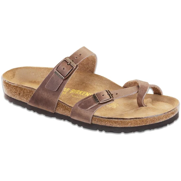 Birkenstock Mayari Sandals - Oiled Leather Tobacco