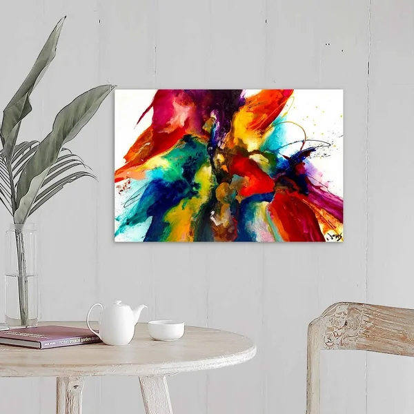 Flourish III - Canvas Wall Art, 24x16, Great Big Canvas