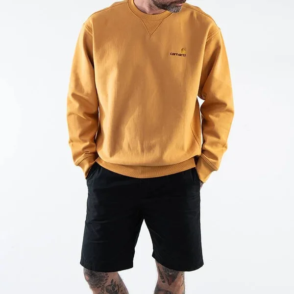 Carhartt WIP American Script Sweatshirt I025475 Winter Sun