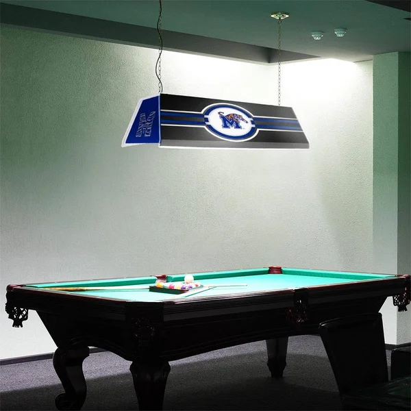SportsBling.com Memphis Tigers: Edge Glow Pool Table Light Blue - Gray