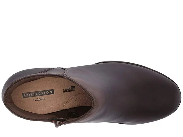 Clarks Women's Verona Trish Leather Booties - Taupe - Size 9