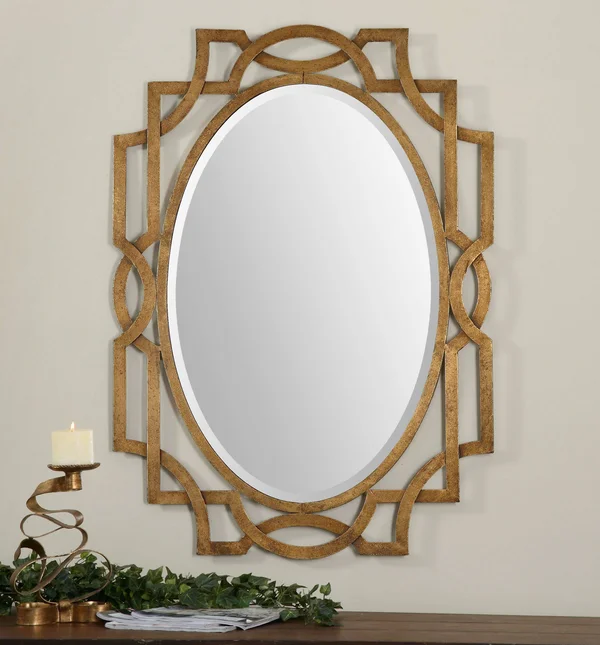 Uttermost Margutta Gold Oval Mirror