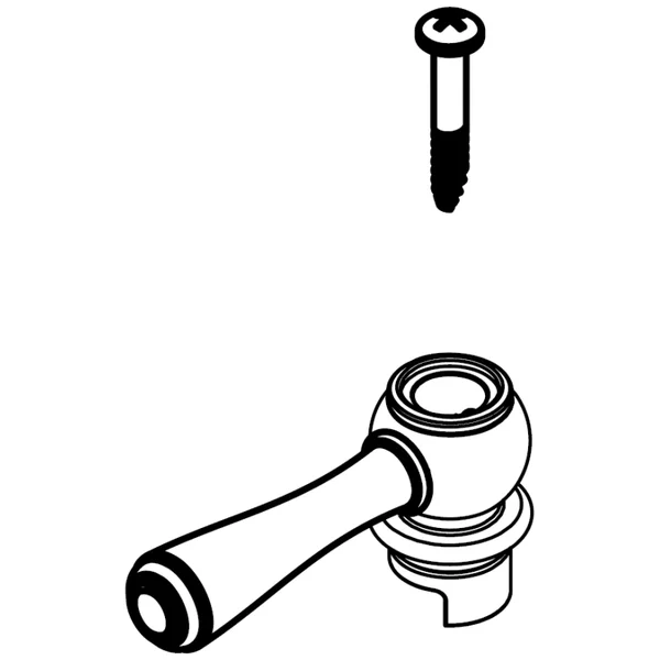 Moen 116953WR Kingsley Hot Handle Kit - Wrought Iron