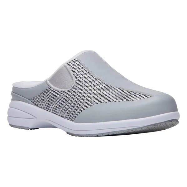 Women's Propet Washable Walker Slide, Size: 9.5, Silver