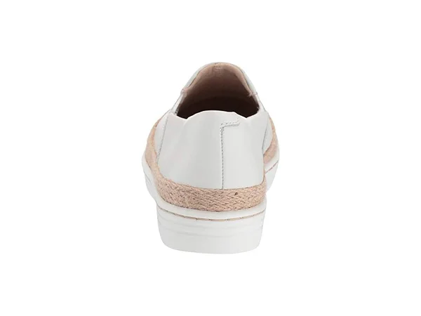 Clarks Women's Marie Pearl Sneaker - Size: 9.5, White Leather