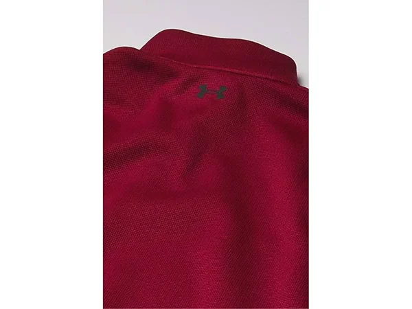 Under Armour Boys&& Sweaterfleece Zip - Red, Youth Large