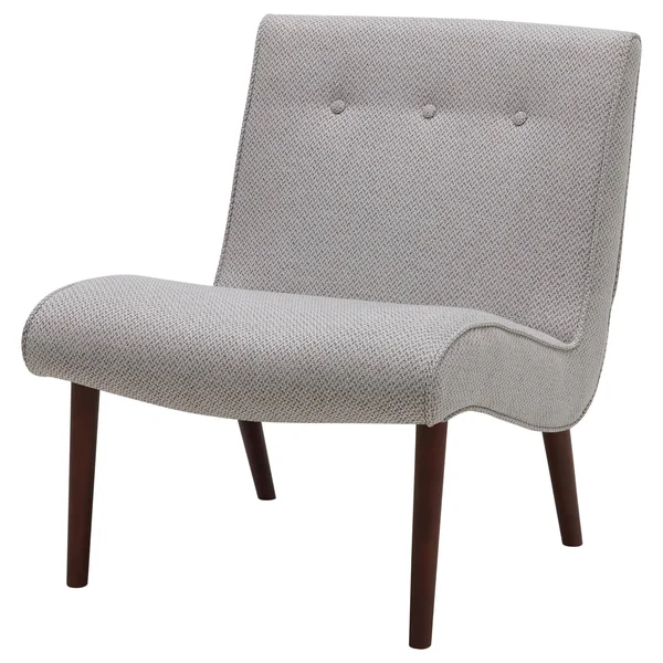 New Pacific Direct Alexis Fabric Chair, Cardiff Gray
