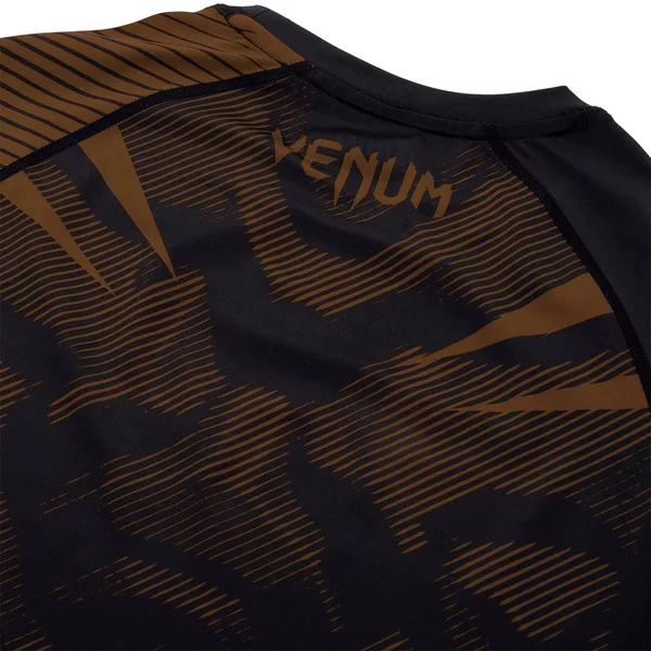 Venum Nogi 2.0 Rashguard - Short Sleeves - Black/Brown XL