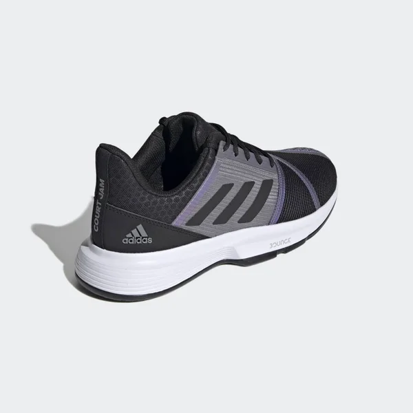 Adidas Men's CourtJam Bounce Tennis Shoes, Black