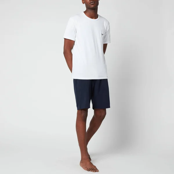 Emporio Armani Lounge 2 Pack T Shirts White