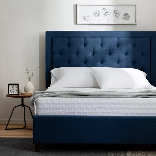 Brookside Upholstered Diamond Tufted Bed - Beige - Queen