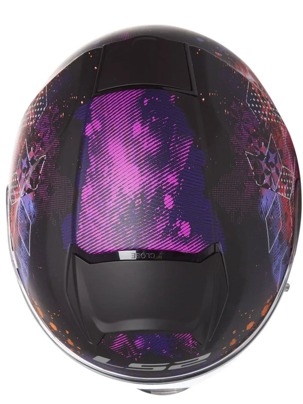 LS2 - Helmet FF397 Vector HPFC Evo Cosmos Matt Black, Pink - Size 3XL