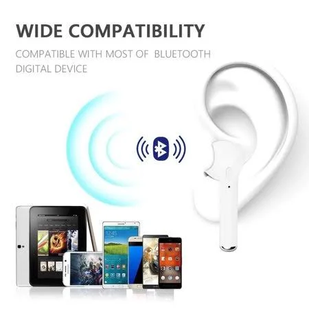 Bluetooth Headphones - Wireless Earbuds Stereo Earphone Cordless Sport Headsets for iPhone 8, 8 Plus, X, 7, 7 Plus, 6S, 6S Plus w