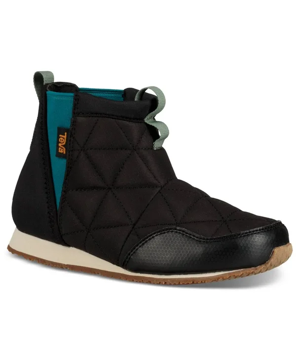 Kid's Teva Ember Quilted Bootie - Size 4 M - Black