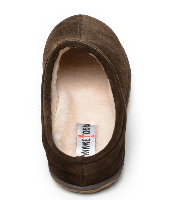Minnetonka Men's Taylor Slipper - Cinnamon, 9