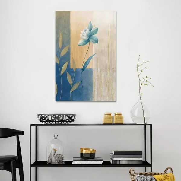 Etienne Bonnard Paintings on Canvas Art - Fleurs Bleues II Print ( Floral & Botanical > Flowers art)