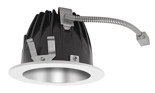 RAB Ndled4Rd-50Yhc-S-W LED Trim Mod4 Round 50Deg 30K 90CRI Spec Cone White Ring