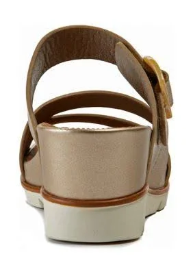 Baretraps Laralee Wedge Sandals - Soft Gold