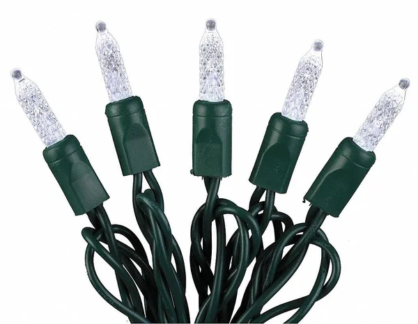 Lumapro 21AP75 String Light - 70 LED, White, Pinecone