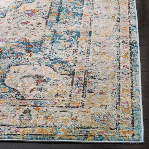 Safavieh Aria ARA106E 5&1x22 x 7&6x22 Creme - Red Area Rug
