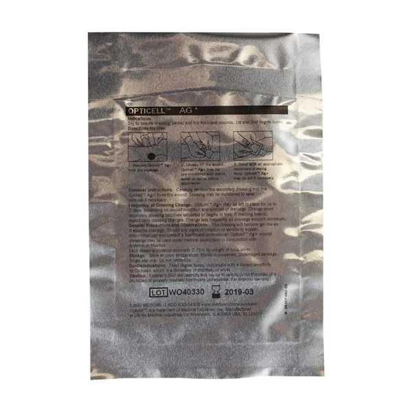 Opticell Ag+ Silver Antibacterial Gelling Fiber Wound Dressings msc9845epz