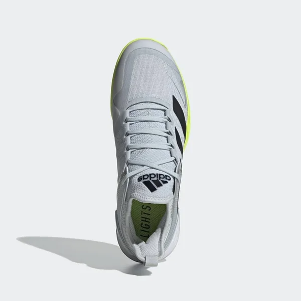 Adidas Adizero Ubersonic 4 Tennis Shoes - Men's - Cloud White - Halo Blue - 13.5