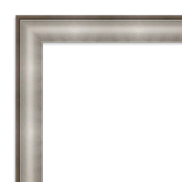 45x22 x 35x22 Imperial Framed Bathroom Vanity Wall Mirror Silver - Amanti Art