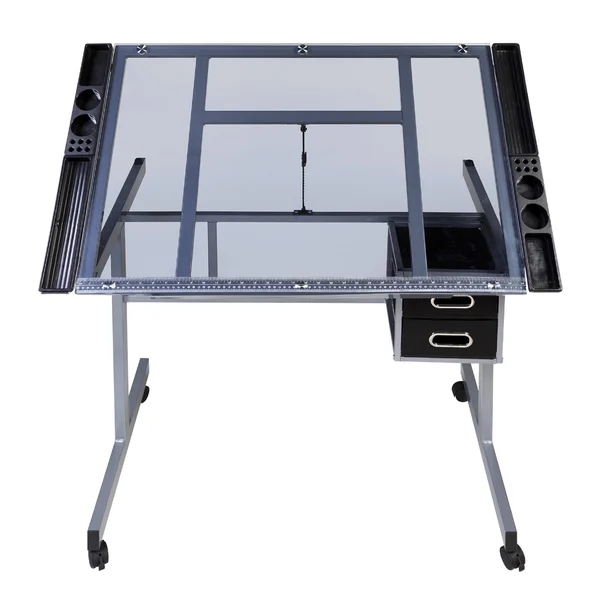 OneSpace 50-CS01 Craft Station - Silver/Blue Glass