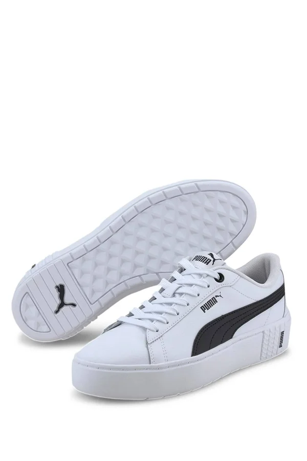 Puma Smash Platform V2 L Women's Sneaker - White Size 7.5