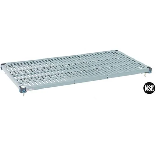 Metro MQ2442G 42x22 x 24x22 MetroMax Q Shelf with Microban Antimicrobial Open Grid Mat