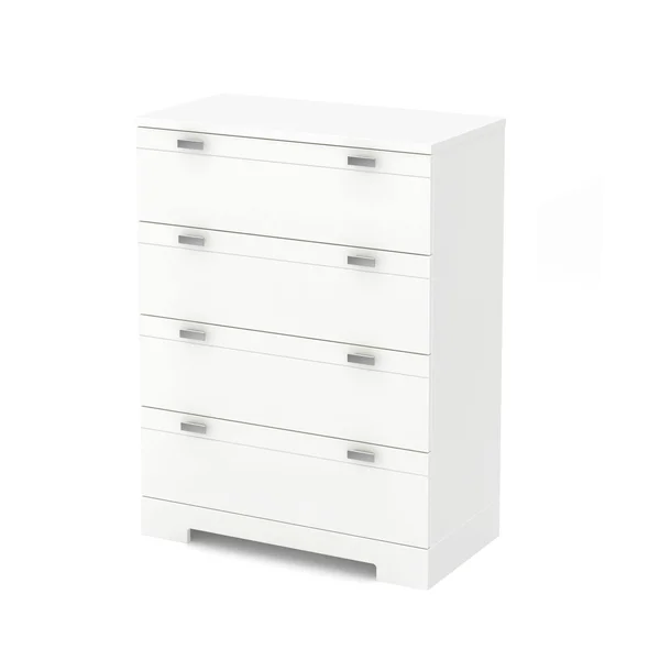 South Shore Reevo 4-Drawer Chest - White