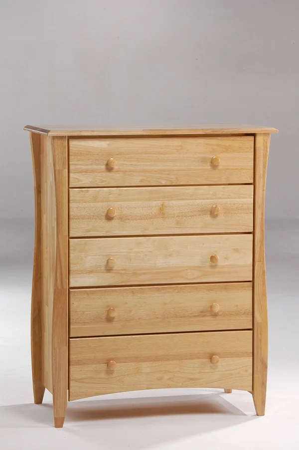 Night and Day Clove 5 Drawer Chest - White