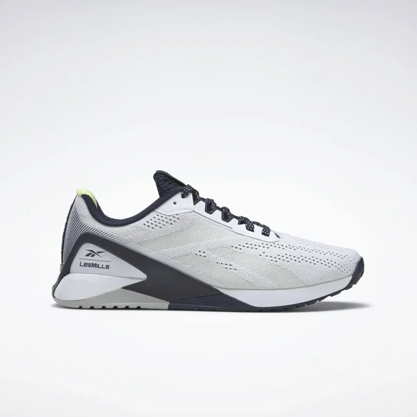 Reebok Men's Nano X1 Training Shoes Les Mills in White/Vector Navy/Pure Grey 3 Size 10.5 - Cross Training, Training Shoes