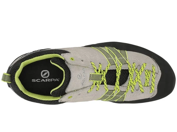 Scarpa Crux Shoe - Women's Oyster/Green Glow, 40.5