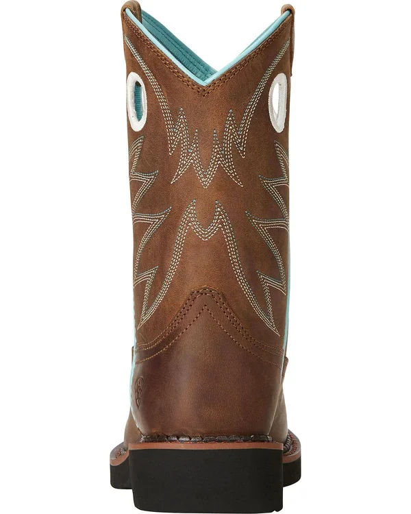 Ariat Kids Probaby Distressed Brown 3.5, M
