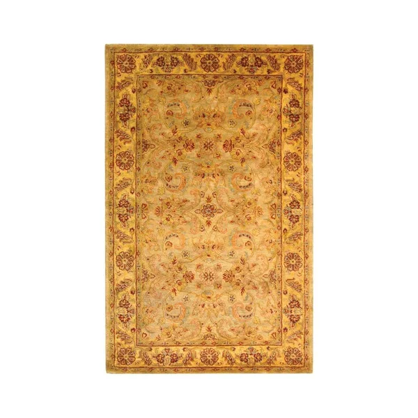 Safavieh 4& x 6& Classic CL324A Light Green, Gold Rug
