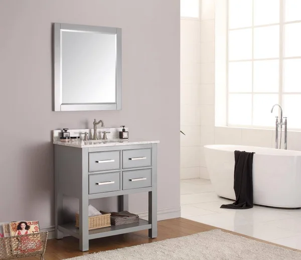 Avanity Brooks & Modero Chilled Gray 24x22 Mirror