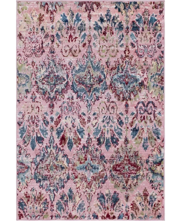 Unique Loom Brewton Sumter Area Rug (4& 0 x 6& 0 - Pink)