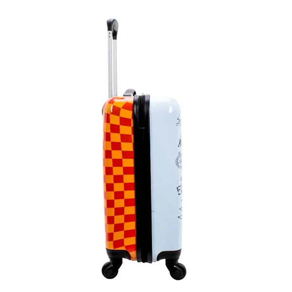 Crckt 21x22 Kids& Drawable Hardside Carry on Spinner Suitcase - Travel Icons