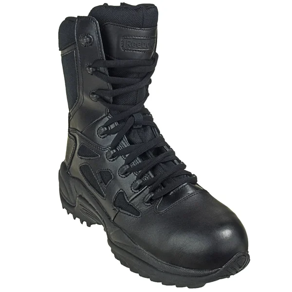 Reebok 8x22 Rapid Response RB Composite Toe Side-Zip Boots - Men's Black