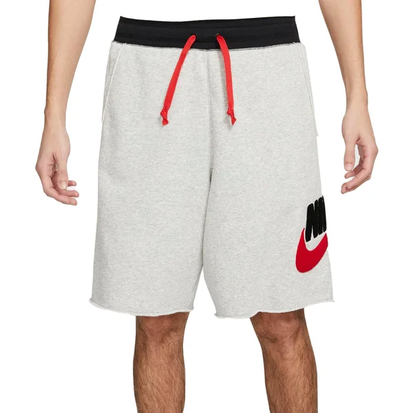 Nike Men's Sportswear Alumni Chenille Shorts - Grey Heather - M