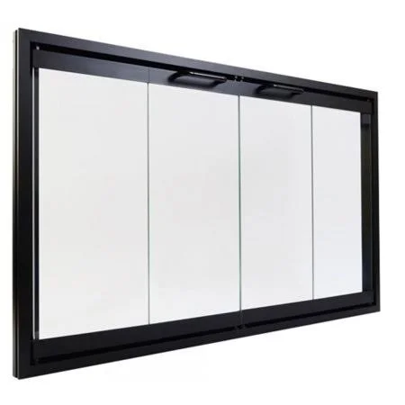 Martin Bi-Fold Glass Fireplace Door 42 inch, Easy Install, Prevent Drafts, All Parts Included, See Models Below