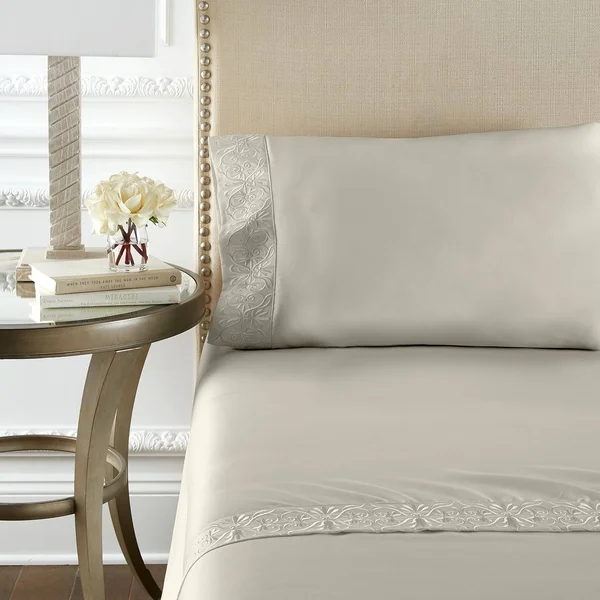Ariane Sheet Set - 100% Giza Egyptian Cotton, Twin, Linen
