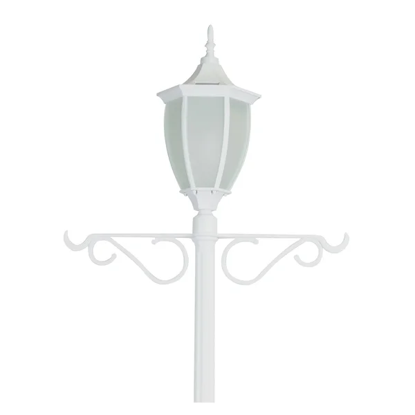 Sun-Ray Crestmont Flaming LED Solar Lamp Post and Planter with Hanger