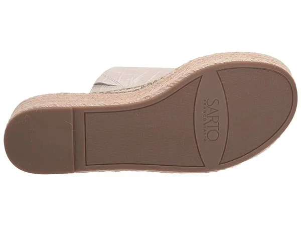 Sarto by Franco Sarto Women's Malia Platform Espadrille Sandal - Size: 8, Putty Leather