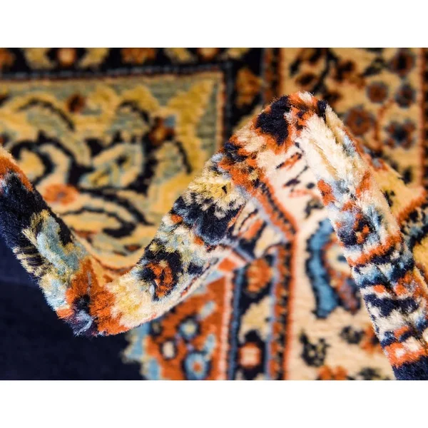 Unique Loom Washington Reza Area Rug (5& x 8& - Burgundy) - Red