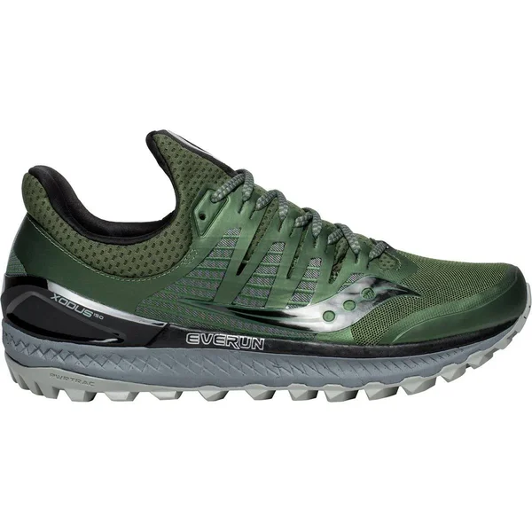 Men's Saucony Xodus ISO 3 Olive Black - in Size 8